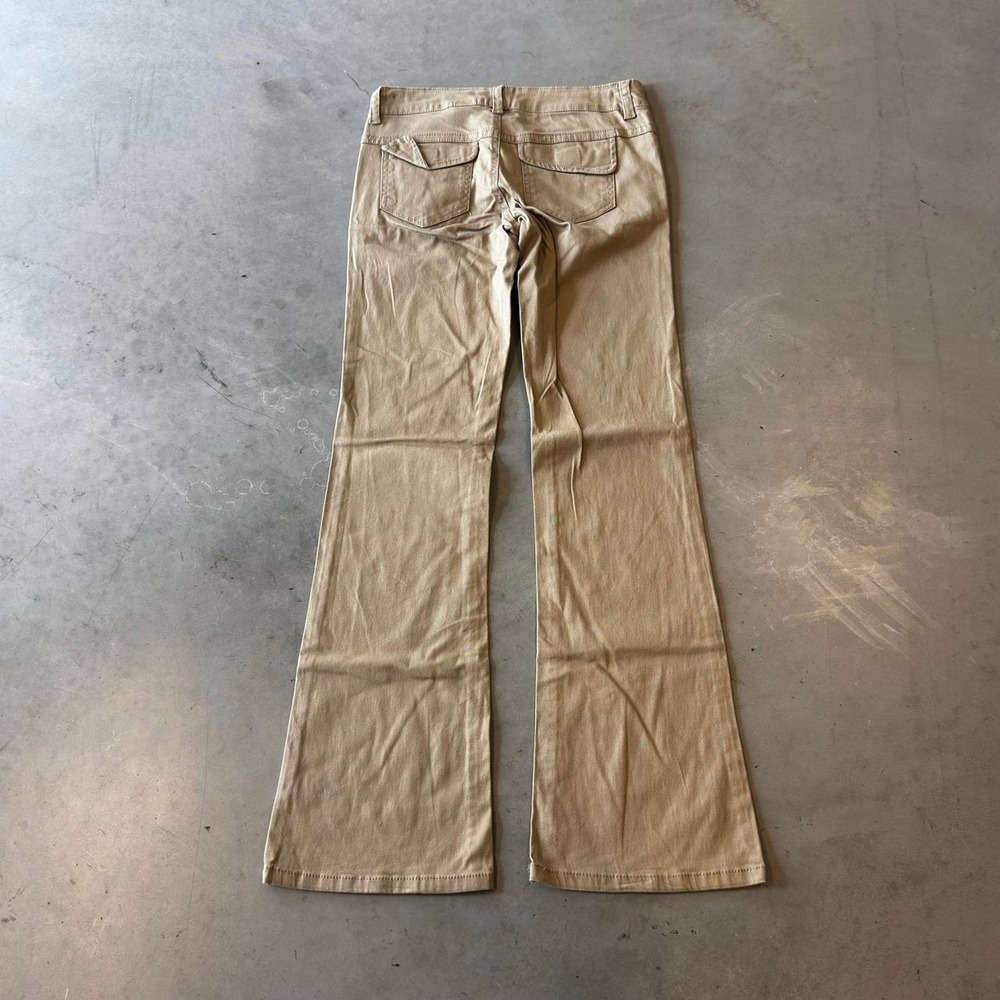 Vintage women's unionbay low rise cream flared pants - Picture 4 of 6